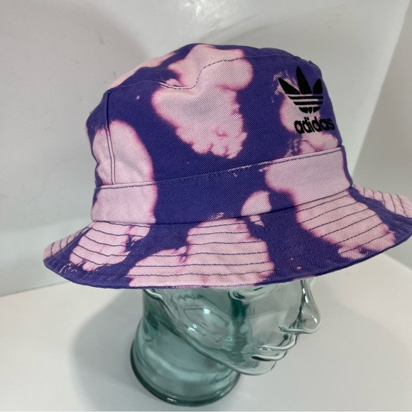 ADIDAS Women's Reverse Dye Bucket Hat Pulse Lilac Purple Y2K - Picture 2 of 6